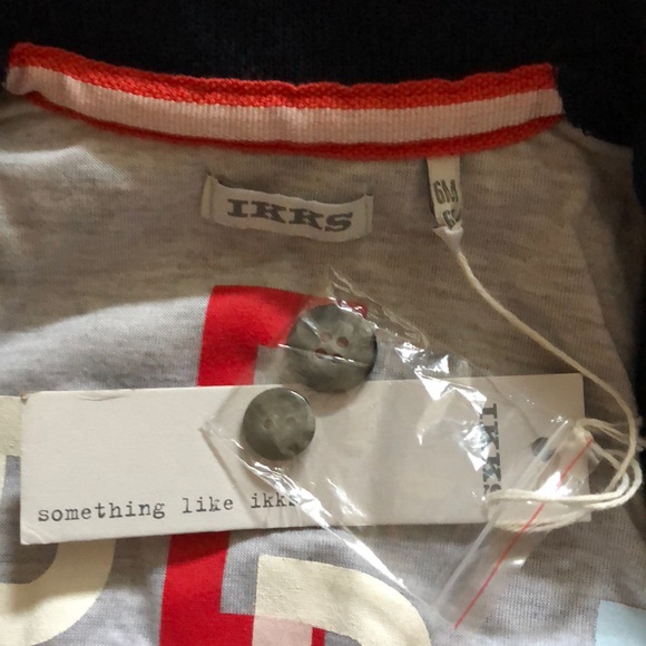 Ikks French brand baby jacket NWT navy 6 months - Picture 6 of 8